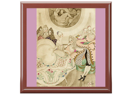 Sur talons rouges (On Red Heels) pl 01 by Gerda Wegener Jewelry Box