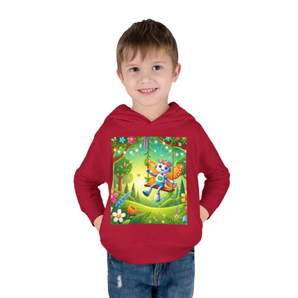 Robot Fairy Toddler Pullover Fleece Hoodie