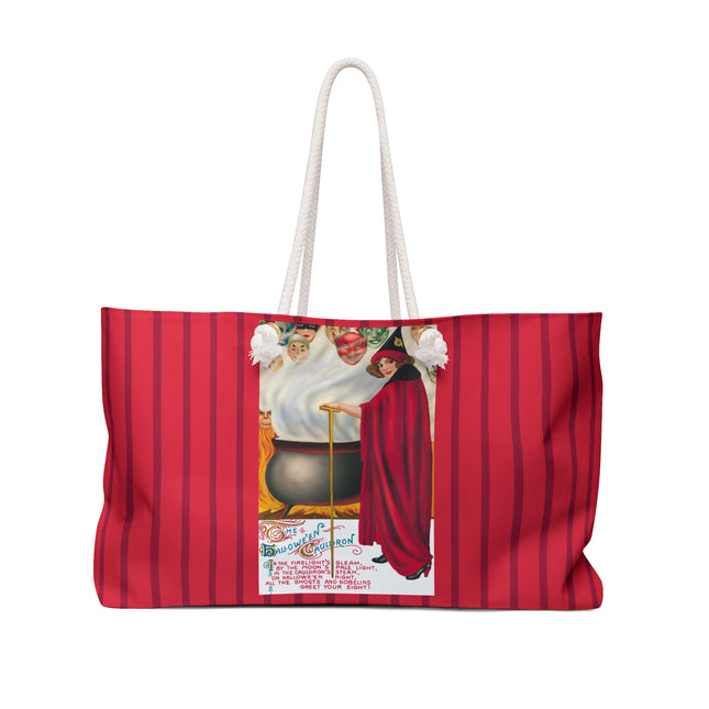 The Hallowe'en Cauldron In the Firelight's Gleam Weekender Bag