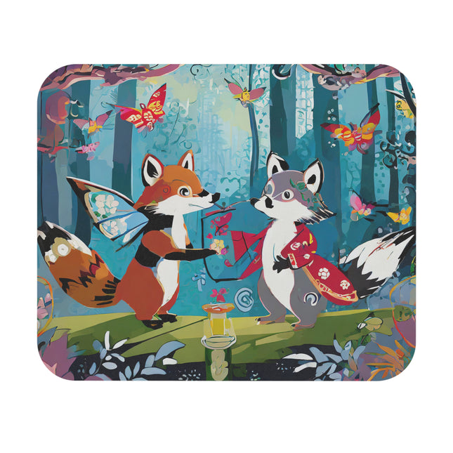 Whimsical Woodland Mouse Pad, Rectangle