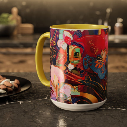 Ethereal Irises Colorful Mugs (11oz, 15oz)
