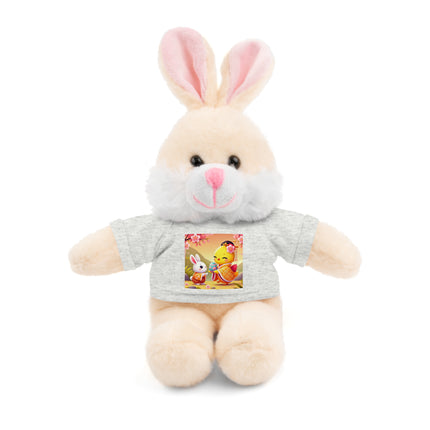 Whimsical Springtime Exchange Stuffed Animals with Tee