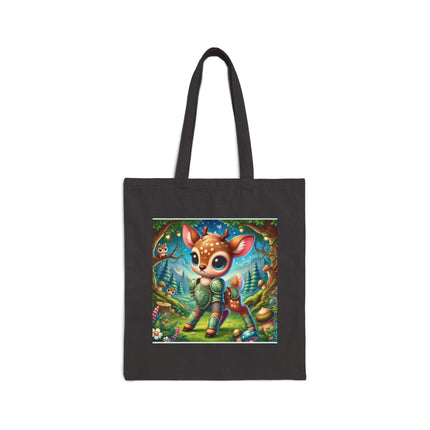 Fawn Defender Cotton Canvas Tote Bag