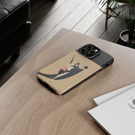 Dancer with Ink & Blossoms Phone Case – Elegant Grace & Artistic Poise