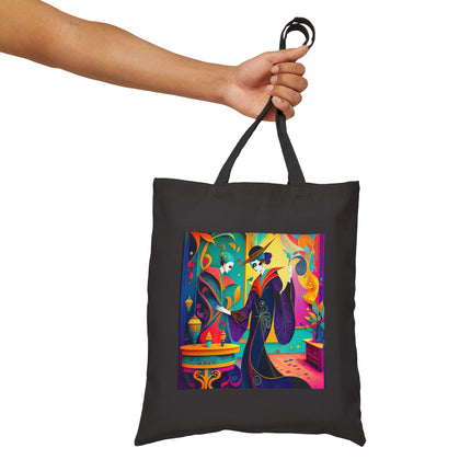 Phantoms of Elegance Cotton Canvas Tote Bag