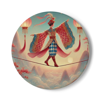 The Lantern Walker Ceramic Coaster