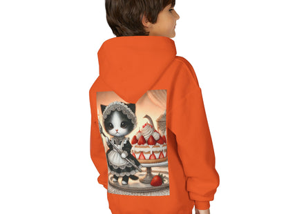 Patisserie Kitten Youth Heavy Blend Hooded Sweatshirt