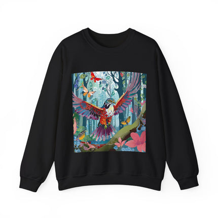 Colorful Raptor Unisex Heavy Blend™ Crewneck Sweatshirt