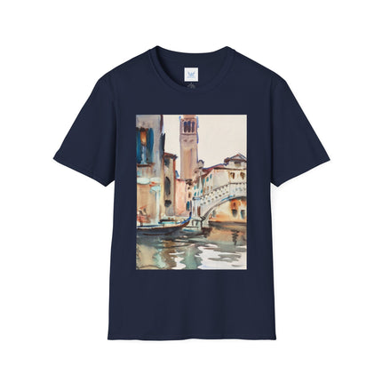 A Bridge and Campanile, Venice by John Singer Sargent Softstyle T-Shirt