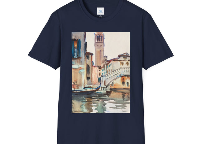 A Bridge and Campanile, Venice by John Singer Sargent Softstyle T-Shirt