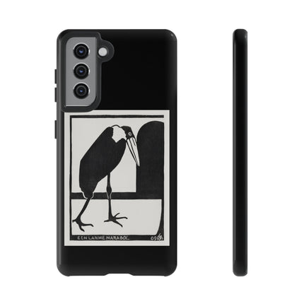 A Lame Marabou by Samuel Jessurun de Mesquita Phone Cases
