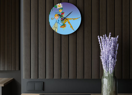 A Fairy's Delight Acrylic Wall Clock