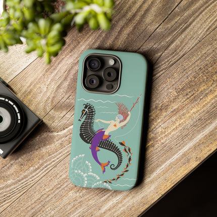 Mermaid on Seahorse Phone Case – Mythic Ocean Grace