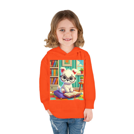 Little Scholar Pup Toddler Pullover Fleece Hoodie