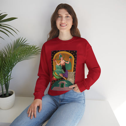 May & Emerald (from the Gem Series) by Sofia Chiostri Heavy Blend™ Crewneck Sweatshirt