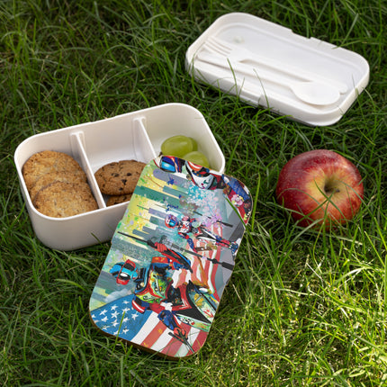 High Fashion Cyberpunk CIA Robots Bento Lunch Box