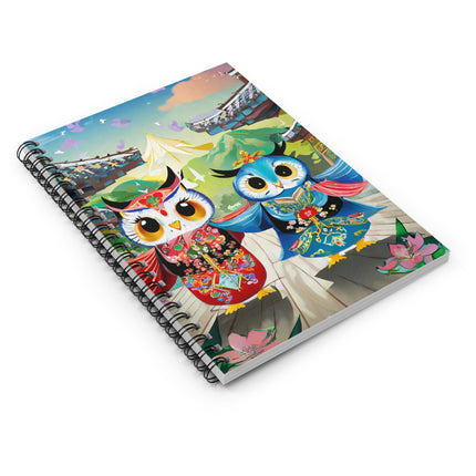 Twirling Talons Spiral Notebook - Ruled Line
