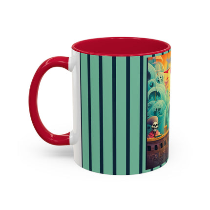 Skeleton Crew of the Misty Seas Colorful Mugs (11oz, 15oz)