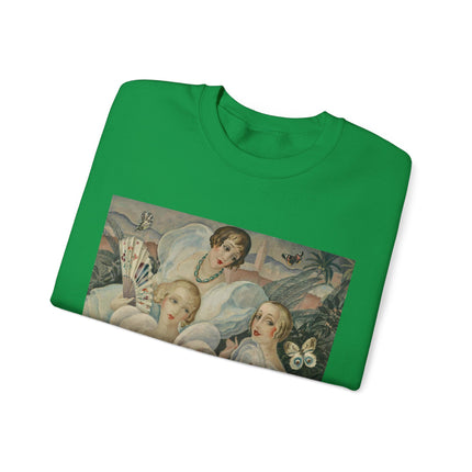 Les Femmes Fatales by Gerda Wegener Heavy Blend™ Crewneck Sweatshirt