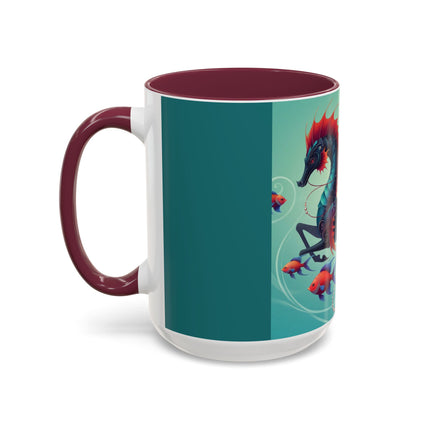 Mermaid & Sea Dragon Mug – Ocean Guardian & Mythic Beauty