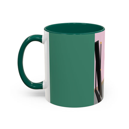 The Yellow Hat Colorful Mugs – 1920s Vogue Whimsy & Playful Elegance