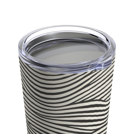 Wave Pattern on White Tumbler 20oz
