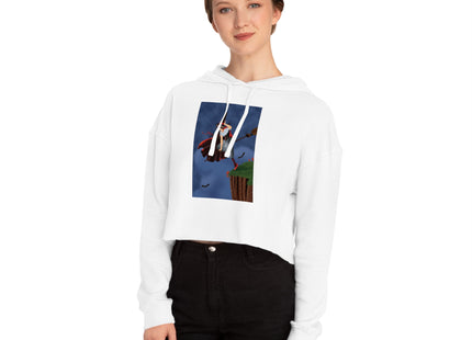 The Enchanted Witch Women’s Cropped Hooded Sweatshirt