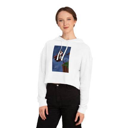The Enchanted Witch Women’s Cropped Hooded Sweatshirt