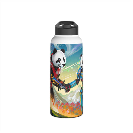 Cyber Punk Robots Stainless Steel Water Bottle