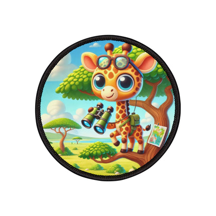 Giraffe Lookout Iron-On Patches