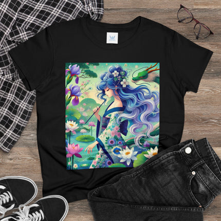 Fairy of the Koi Pond Cotton Tee