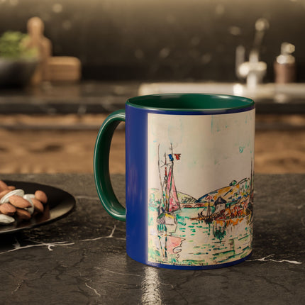 Concarneau by Paul Signac Colorful Mugs (11oz, 15oz)