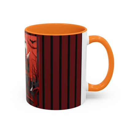 Halloween Night Scene Colorful Mugs (11oz, 15oz)