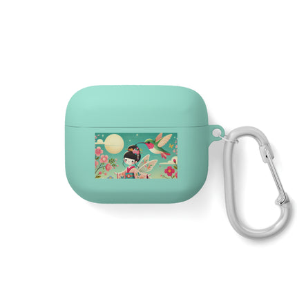 Geisha Fairy and the Hummingbird Blossom AirPods and AirPods Pro Case