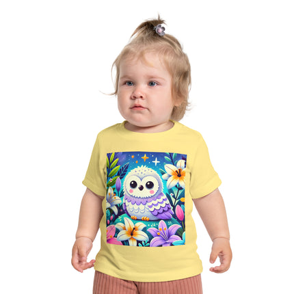 Enchanted Baby Owl Baby T-Shirt – A Gentle Nighttime Dream