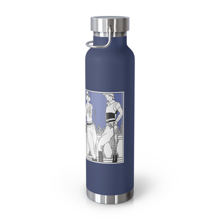 Coastal Elegance Copper Vacuum Insulated Bottle, 22oz