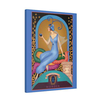 September & Sapphire – Sofia Chiostri’s Celestial Art Deco Canvas