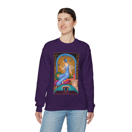 September & Sapphire (from the Gem Series) by Sofia Chiostri Heavy Blend™ Crewneck Sweatshirt