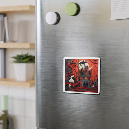 Halloween Night Scene Die-Cut Magnets (5 Sizes)