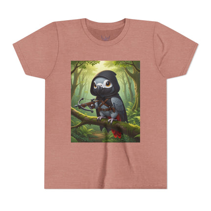 The African Grey Sentinel Youth Short Sleeve Tee