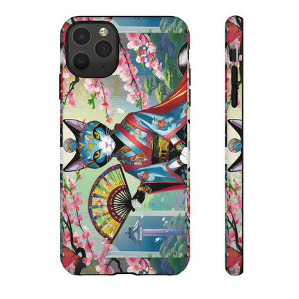 Cyberpunk Geisha Phone Cases