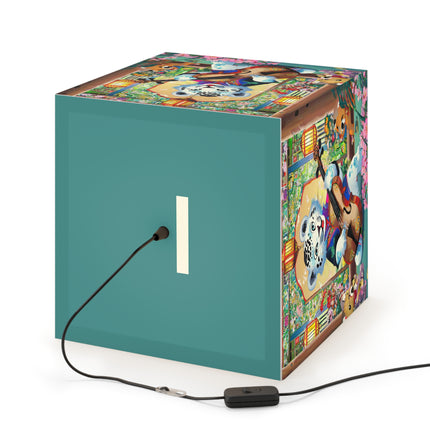 Melodies of the Snow Lion Cub Light Cube Lamp