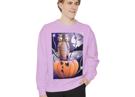The Startled Pumpkin Unisex Garment-Dyed Sweatshirt