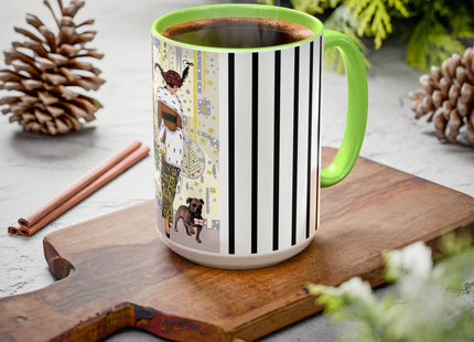 Wrapped in Elegance Colorful Mugs (11oz, 15oz)