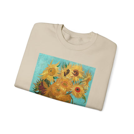Vase with Twelve Sunflowers by Vincent Van Gogh Heavy Blend™ Crewneck Sweatshirt