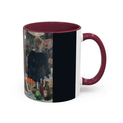 A Bar at the Folies-Bergère by Edouard Manet Colorful Mugs (11oz, 15oz)