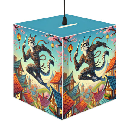 🌸🐾 The Springbound Sentinel Light Cube Lamp – Agility, Grace & Spring Vitality