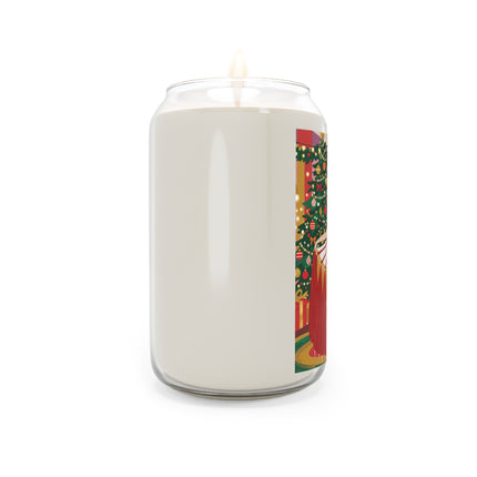 🎄💃 The Christmas Mirror Duet Scented Soy Candle – Art Deco Holiday Elegance