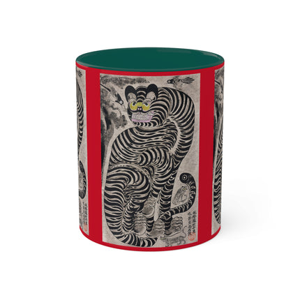 Talismanic Tiger Colorful Mugs, 11oz