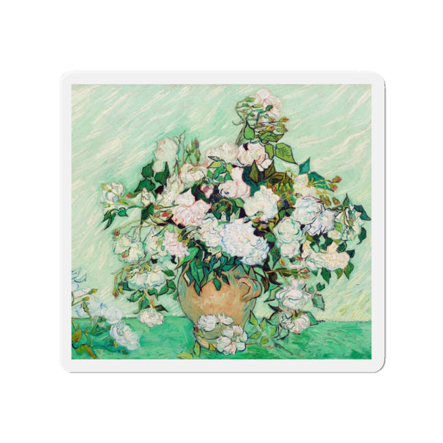 Roses by Vincent Van Gogh Die-Cut Magnets (5 Sizes)